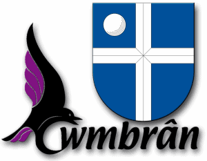 Wappen Bruchsal und Cwmbran